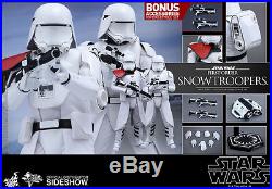 Hot Toys Star Wars Force Awakens First Order Snowtroopers 2 Pack 1/6 Figure Set