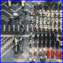 Huge Authentic Lego Star Wars Lot Of 93, Clone Troopers, First Order, Rebels Etc