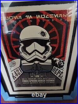 JJ ADAMS Star Wars First Order matching pair Artist Proof (3 of 10) Red & Blue