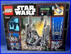 KYLO REN'S COMMAND SHUTTLE Star Wars Lego 75104 First Order Crew GENERAL HUX