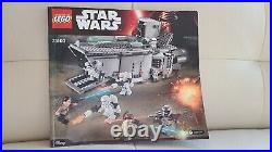 LEGO 75103 Star Wars First Order Transporter 100% Complete With Instructions&Box