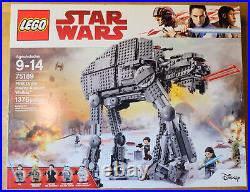 LEGO 75189 First Order Heavy Assault Walker Star Wars Rey Poe New IN Box