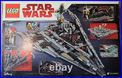 LEGO 75190 First Order Star Destroyer Star Wars New in Box Snoke