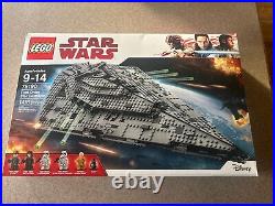 LEGO #75190 Star Wars First Order Star Destroyer The Last Jedi Episode 8 SEALED