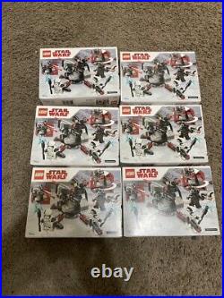 LEGO 75197 First Order Specialists Battle Pack Six (6) New In Box Sets Star Wars