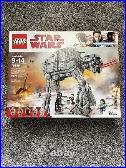 LEGO STAR WARS FIRST ORDER HEAVY ASSAULT WALKER 75189 NIB- Small Dent On Box
