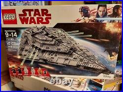 LEGO STAR WARS First Order Star Destroyer 1416 Pieces SEALED NEW POSTPAID