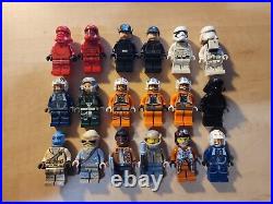 LEGO STAR WARS MINIFIGURE LOT 18 FIGS! Rebel Pilots, First Order, Finn, Rey