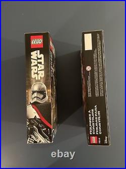 LEGO Star Wars Buildable Captain Phasma 75118, First Order Stormtrooper75114 Lot