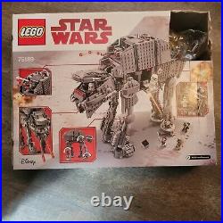 LEGO Star Wars First Order Heavy Assault Walker 2017 (75189) sealed damaged box