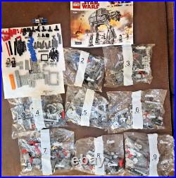 LEGO Star Wars First Order Heavy Assault Walker 75189 Pre-Own (only Bag 1 Open)