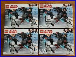 LEGO Star Wars First Order Specialist Battle Pack 75197 (4x) New factory Sealed
