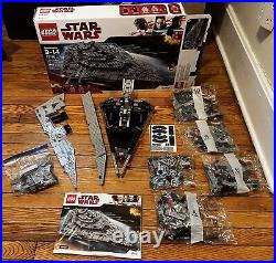 LEGO Star Wars First Order Star Destroyer (75190) 100% complete ship, no figs