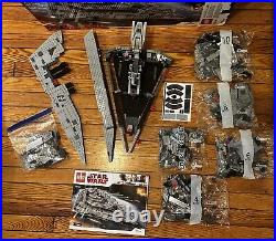 LEGO Star Wars First Order Star Destroyer (75190) 100% complete ship, no figs