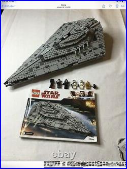 LEGO Star Wars First Order Star Destroyer (75190)Complete with manual, Minifigures