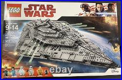 LEGO Star Wars First Order Star Destroyer 75190 Damaged Box Retired Sealed