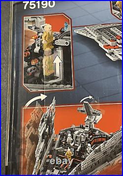 LEGO Star Wars First Order Star Destroyer 75190 Damaged Box Retired Sealed