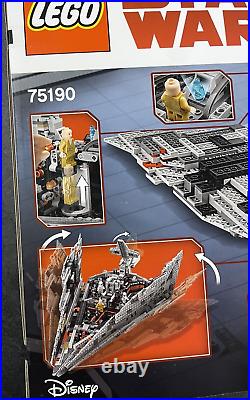 LEGO Star Wars First Order Star Destroyer 75190 Damaged Box Retired Sealed