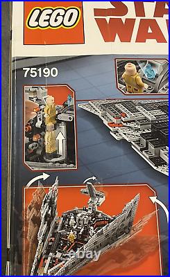 LEGO Star Wars First Order Star Destroyer 75190 Damaged Box Retired Sealed