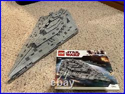 LEGO Star Wars First Order Star Destroyer (75190) Incomplete Read Description