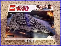 LEGO Star Wars First Order Star Destroyer (75190) Incomplete Read Description