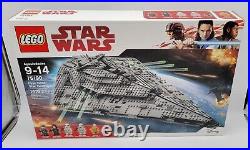 LEGO Star Wars First Order Star Destroyer (75190) New Sealed Retired