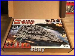 LEGO Star Wars First Order Star Destroyer (75190) Retired Sealed New Nice BOX