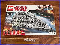 LEGO Star Wars First Order Star Destroyer (75190) pre owned