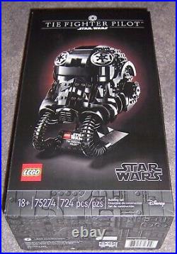 LEGO Star Wars Sith TIE Fighter Pilot Helmet 75274 NEW First Order Clone Trooper