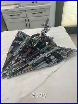 Lego 75190 Star Wars First Order Star Destroyer Complete Set Mini figures Used