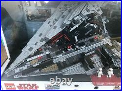 Lego STAR WARS 75190 Store Display FIRST ORDER STAR DESTROYER Working Lights