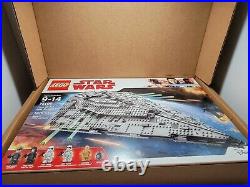 Lego Star Wars 75190 First Order Star Destroyer NIB sealed In Original Mailer