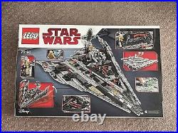 Lego Star Wars 75190 First Order Star Destroyer / Retired Sealed Set