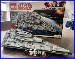 Lego Star Wars Collection Set 75190 First Order Star Destroyer Complete Set