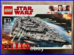 Lego Star Wars Collection Set 75190 First Order Star Destroyer Complete Set