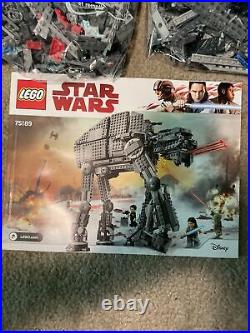 Lego Star Wars First Order Heavy Assault Walker Set 75189 COMPLETE With Figures