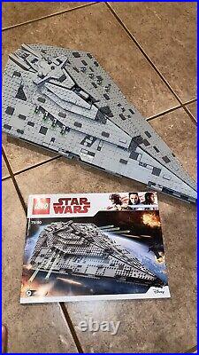Lego Star Wars First Order Star Destroyer 75190 Emperor Snoke Ship Sith Cruiser