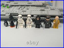 Lego Star Wars First Order Star Destroyer 75190 with manual, all minifigures
