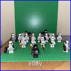 Lego Star Wars First Order Storm Trooper Army With Kylo Ren And Speeders