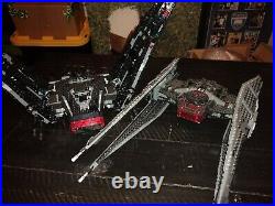 Lego Star Wars First Order star ship lot, kylo ren fighter and drop ship