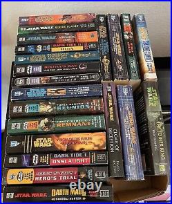 Lot 21 Star Wars Paperbacks NEW JEDI ORDER Han Solo THRAWN Very Good Condition