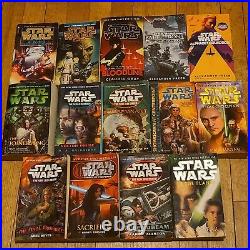 Lot Of 53 Star Wars Books Jedi New Order Mandalorian Han Solo XWing Paperback