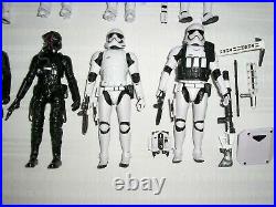 Lot of 10 Star Wars 6 Black Series Figures FIRST ORDER STORMTROOPER+ LOOSE LOT1