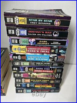 Lot of 17 Star Wars The New Jedi Order Paperback Books & More! Read (23 Books)