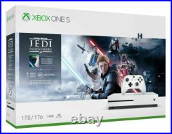 Microsoft 1681 XBox One S Console Star Wars Jedi Fallen Order Bundle 1TB White