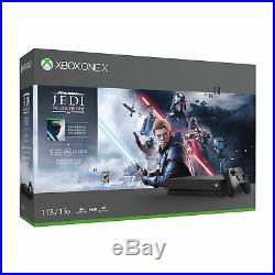 Microsoft CYV-00411 Xbox One X 1 TB Star Wars Jedi Fallen Order Bundle, Black