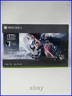 Microsoft Xbox One X 1TB Star Wars Jedi Fallen Order 4K Ultra HD Console Black