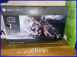 Microsoft Xbox One X 1TB Star Wars Jedi Fallen Order Bundle With 2 Controllers