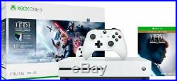 NEW Microsoft Xbox One S 1TB Star Wars Jedi Fallen Order Console Bundle White
