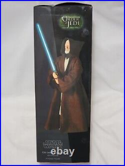 NEW Star Wars Order of the Jedi Obi-Wan Kenobi Jedi Master Figure Sideshow 16